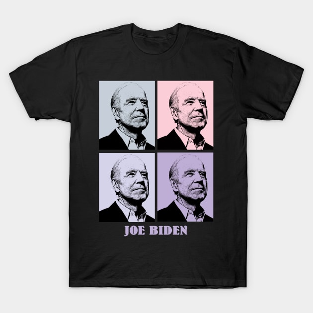 Biden 2024 Pop Art T-Shirt by KERIKIL